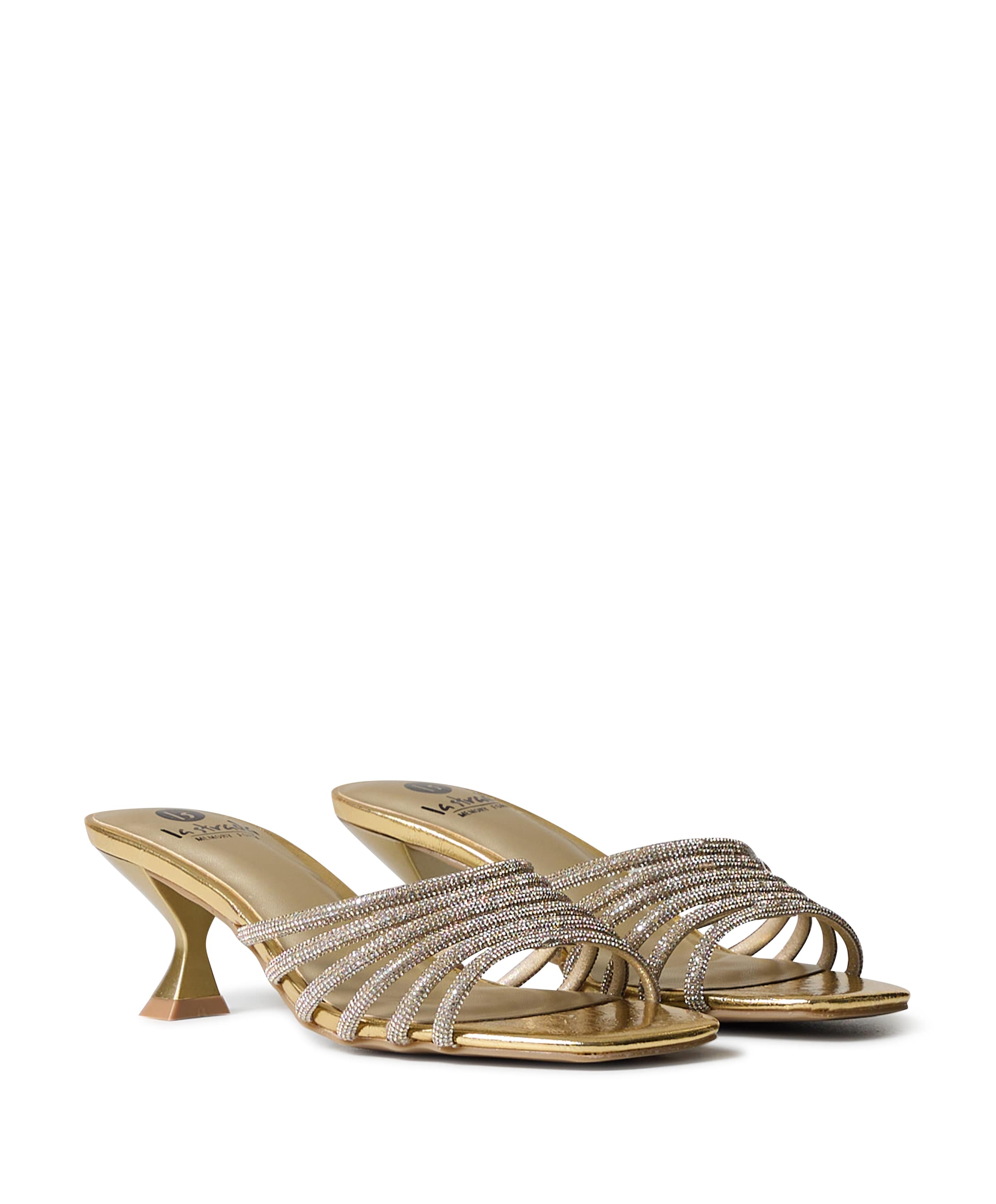 La strada dames sandalets goud