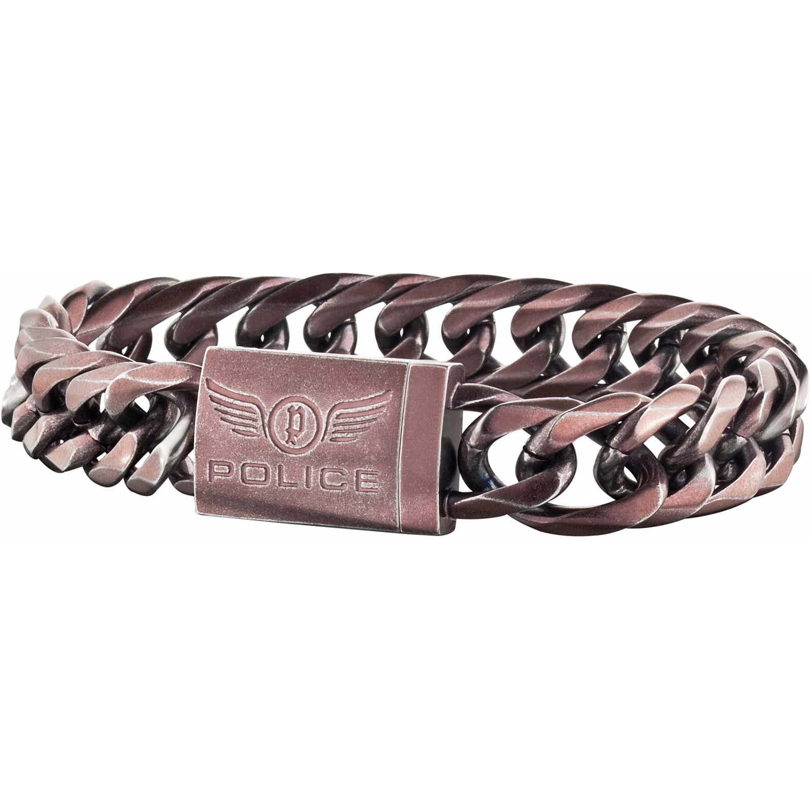 Police Herren-Panzerketten-Armband Proof Gr. L