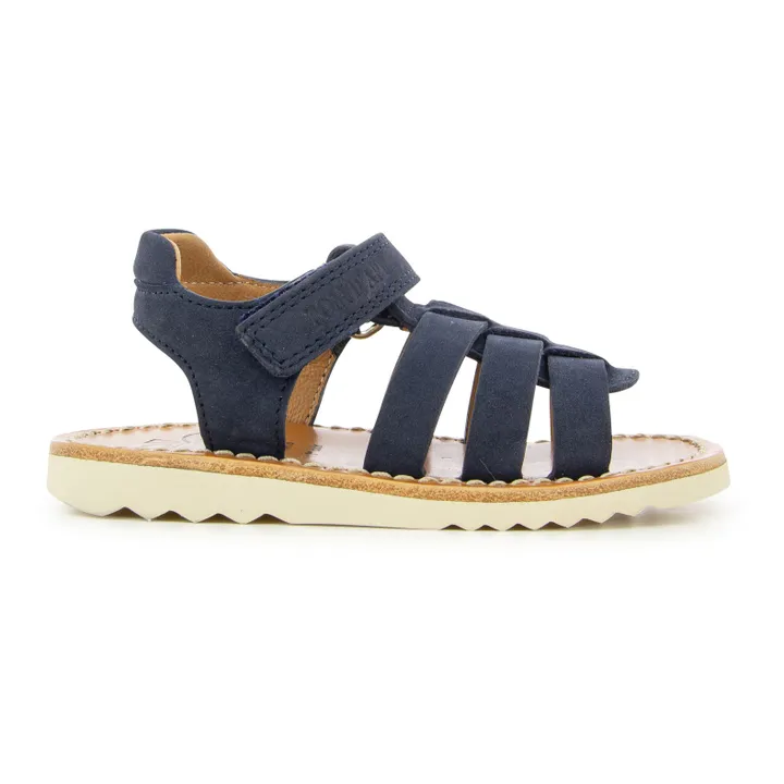 Pom d'Api Sandales Waff New Boy | Bleu marine