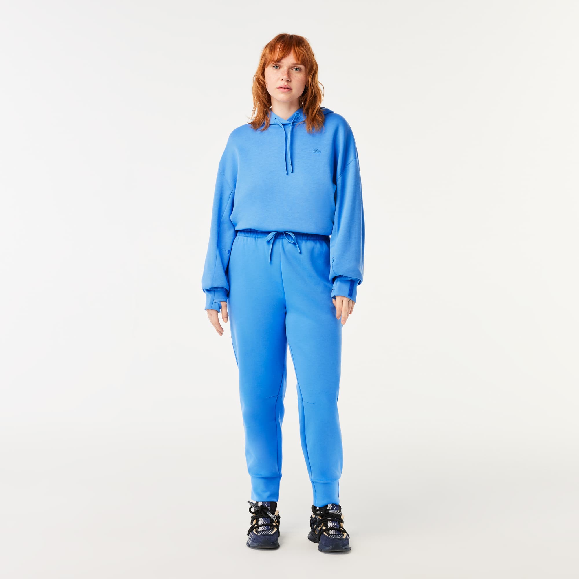 Pantalon de survêtement Jogger femme Lacoste en double-face Pantalons de survêtement - Bleu - Lacoste - Femme