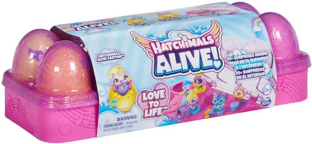 HATCHIMALS - BOITE 5 ŒUFS + ACCESSOIRES