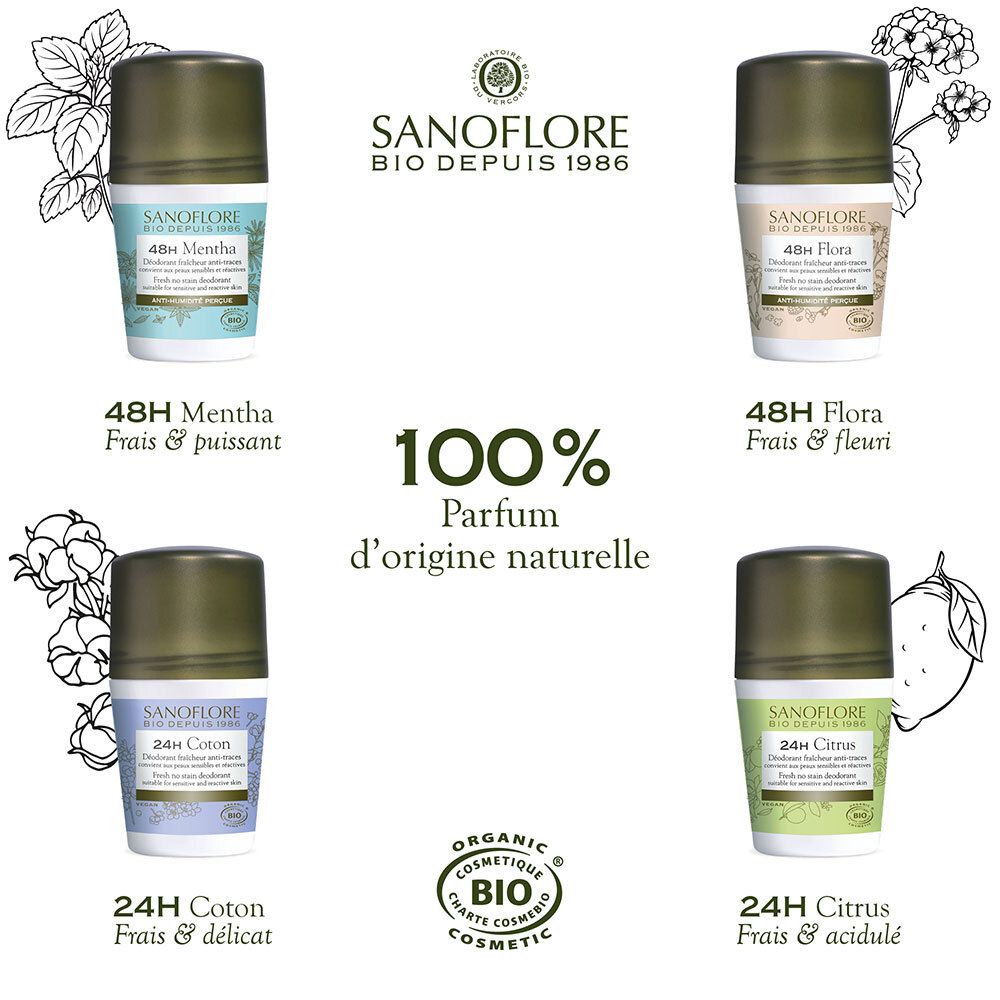 Sanoflore-Frische-Wolke Deodorant