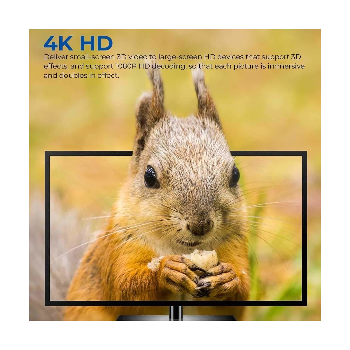 USB-C til HDMI-kabel 4K (2 meter) Hvit