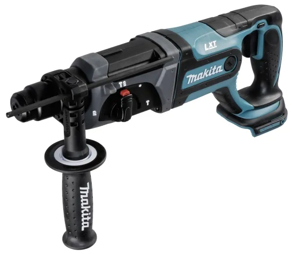 Makita DHR241 - Roterende hammer - ledningfri - 3 tilstande - SDS-plus - 2 Joule - intet batteri - 18 V - SOLO