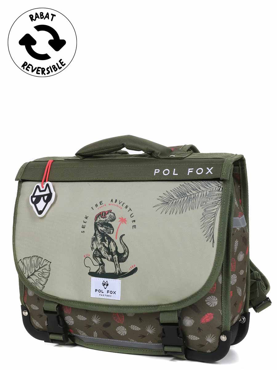 Cartable RÀversible Pol Fox Dino Ride 35 cm