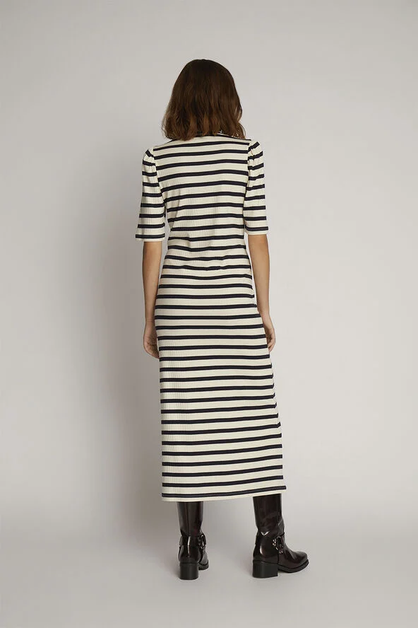 MUNTHE ORAN Organic Cotton Dress Navy