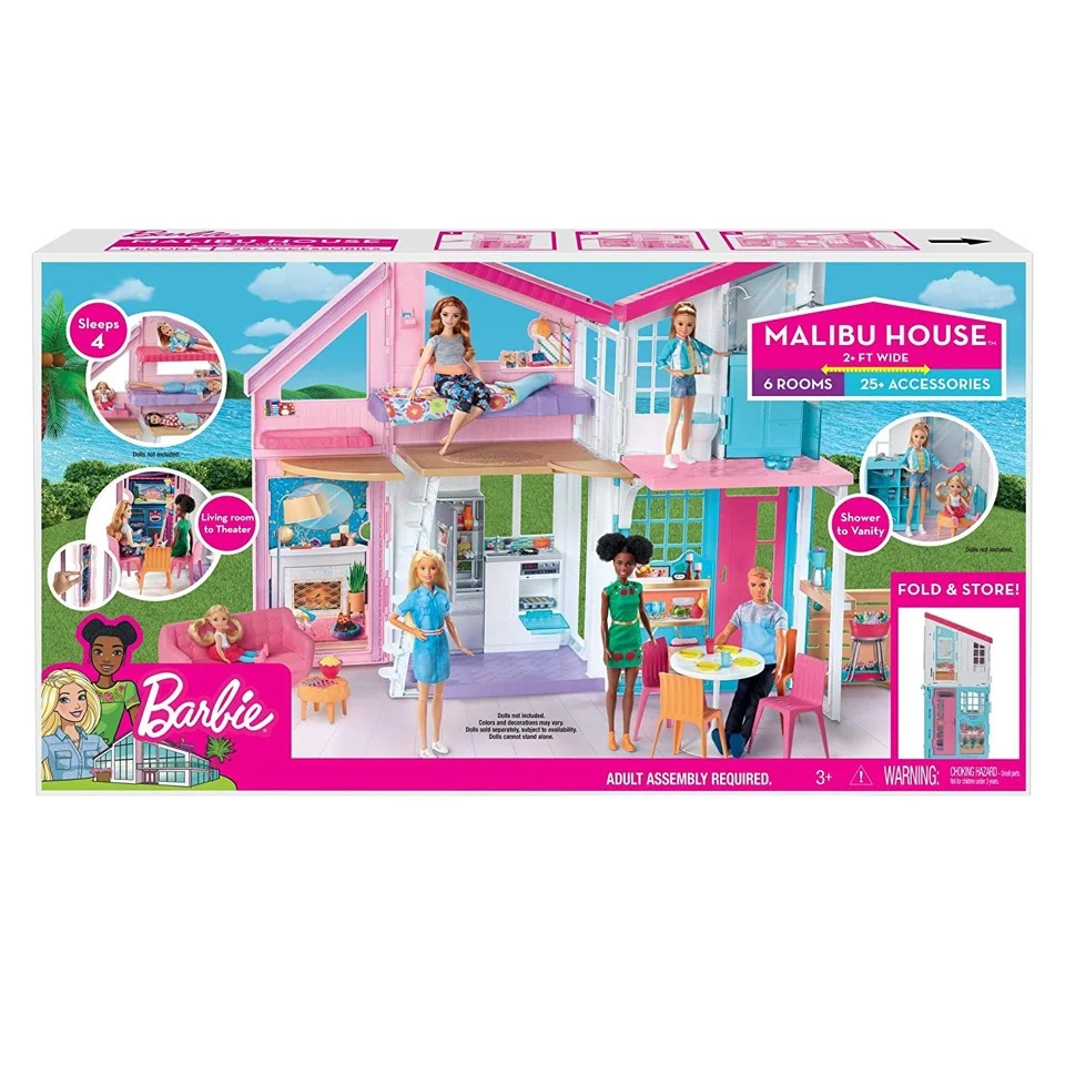 Barbie - Malibu Hus Legesæt (FXG57)