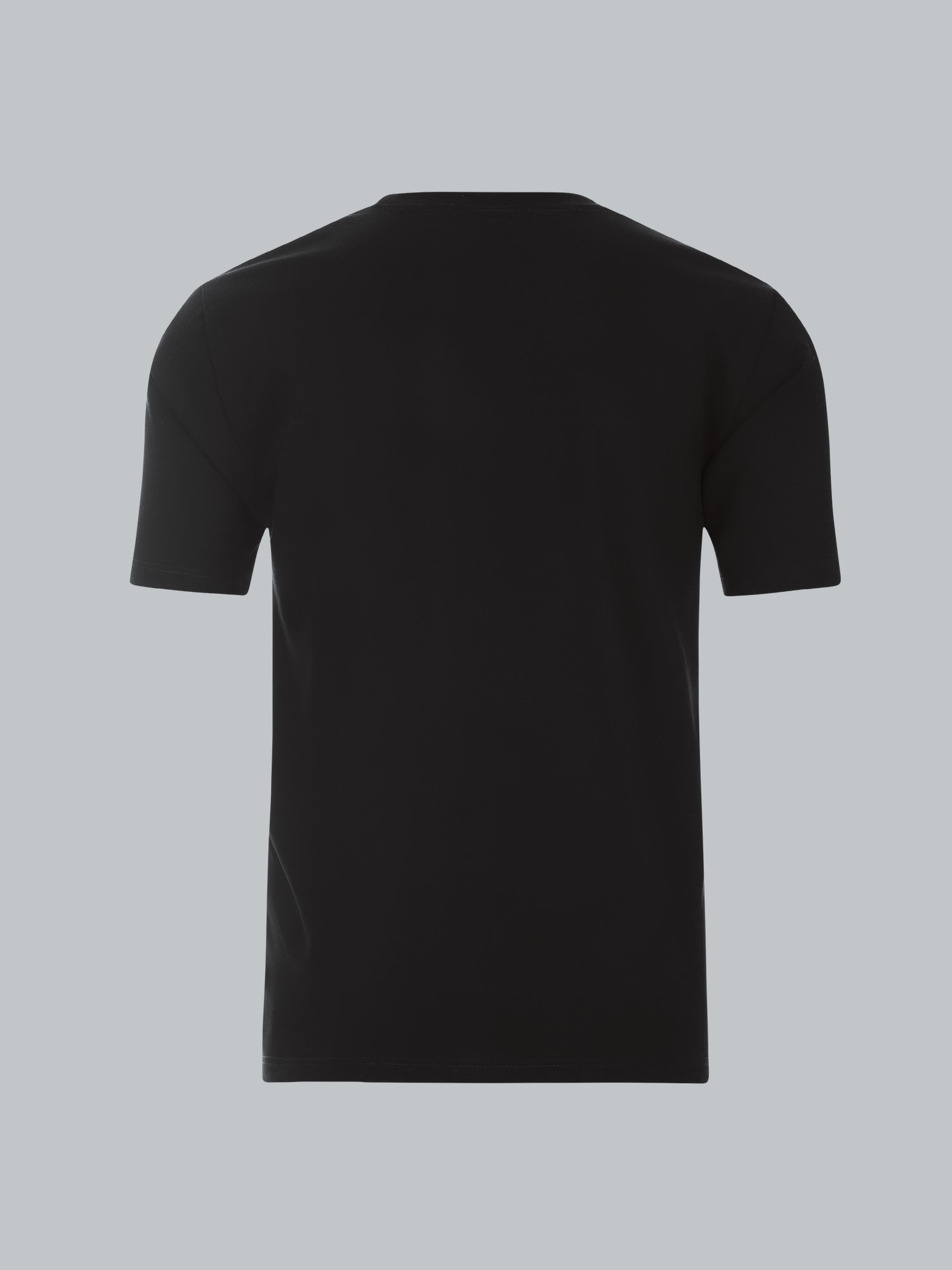 T-Shirt in Piqué-Qualität Schwarz