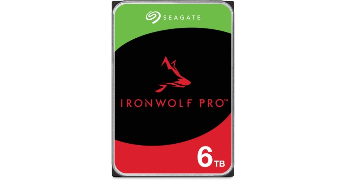 SeagateIronWolf Pro 6 TB harde schijf  (ST6000NT001, SATA/600, 24/7)