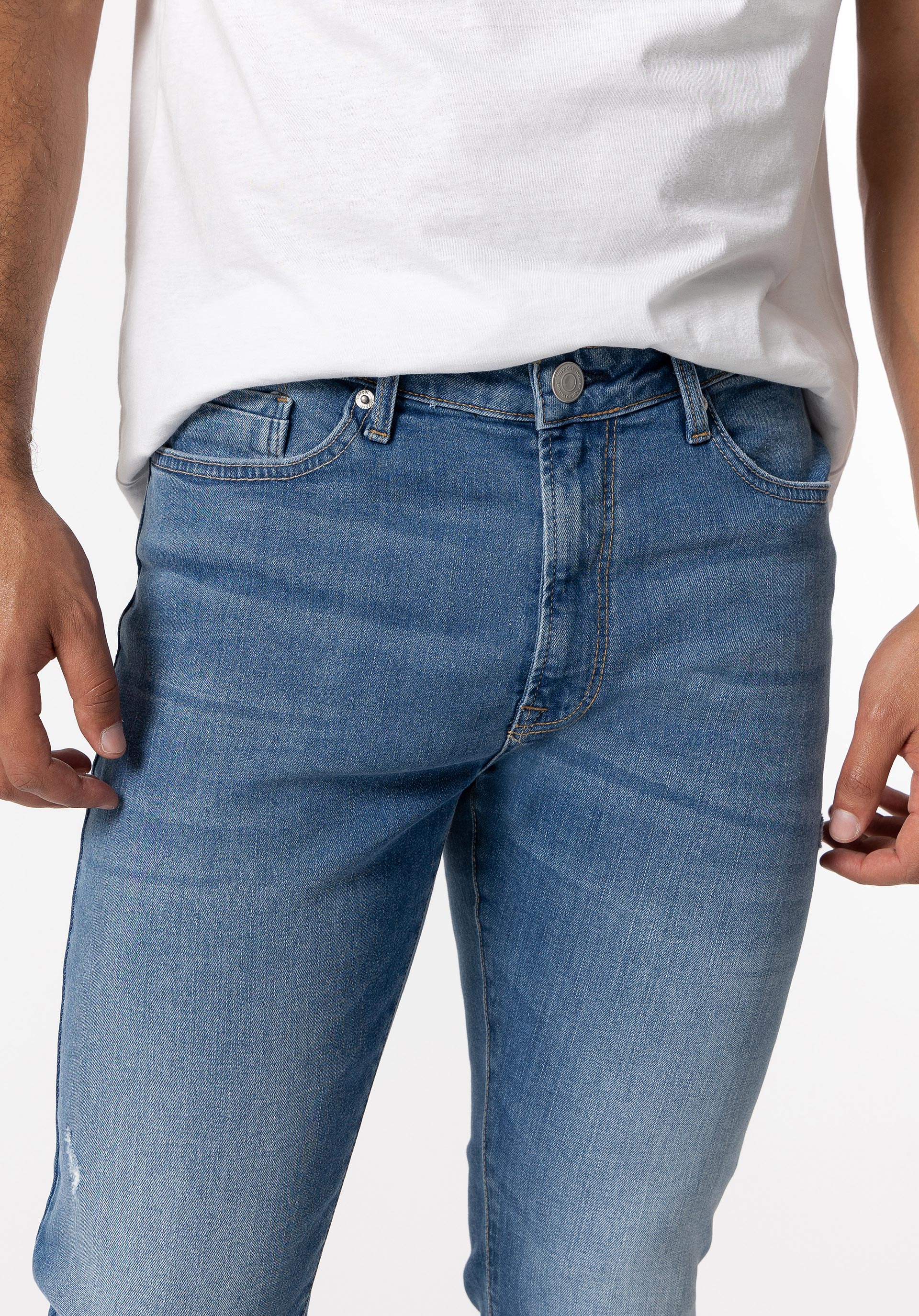 Jeans Harry Skinny com Rasgões
