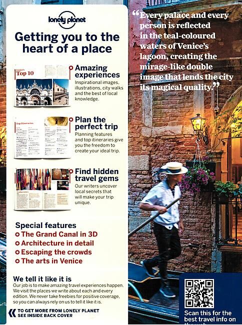 LONELY PLANET - VENICE ET THE VENETO LONELY PLANET EN ANGLAIS