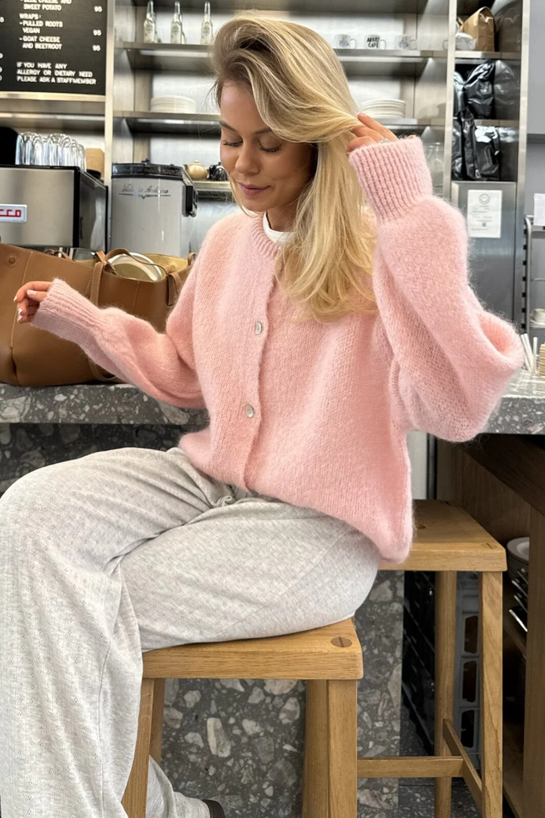 BYIC Idaic Cardigan lpink light pink