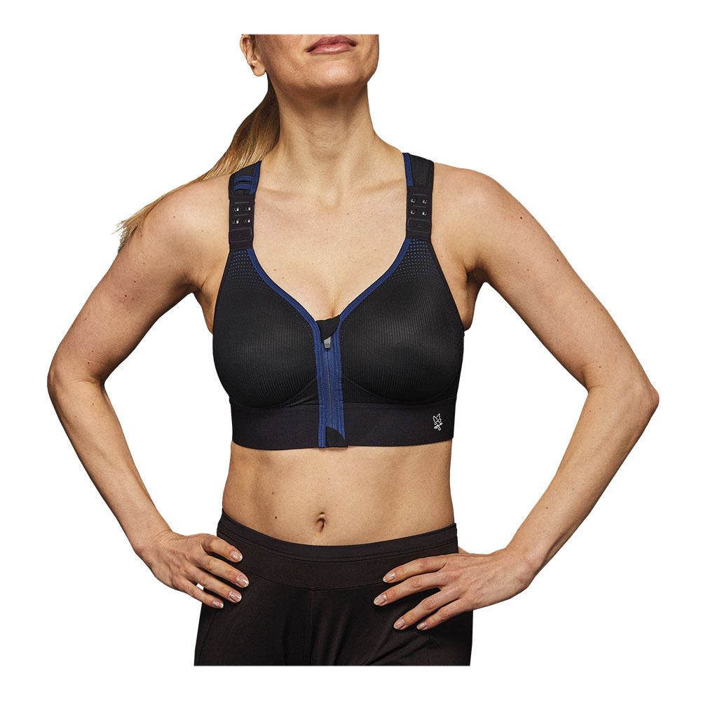 Thuasne EAZ'IP EVOLUTION - Brassière Femme noir/bleu