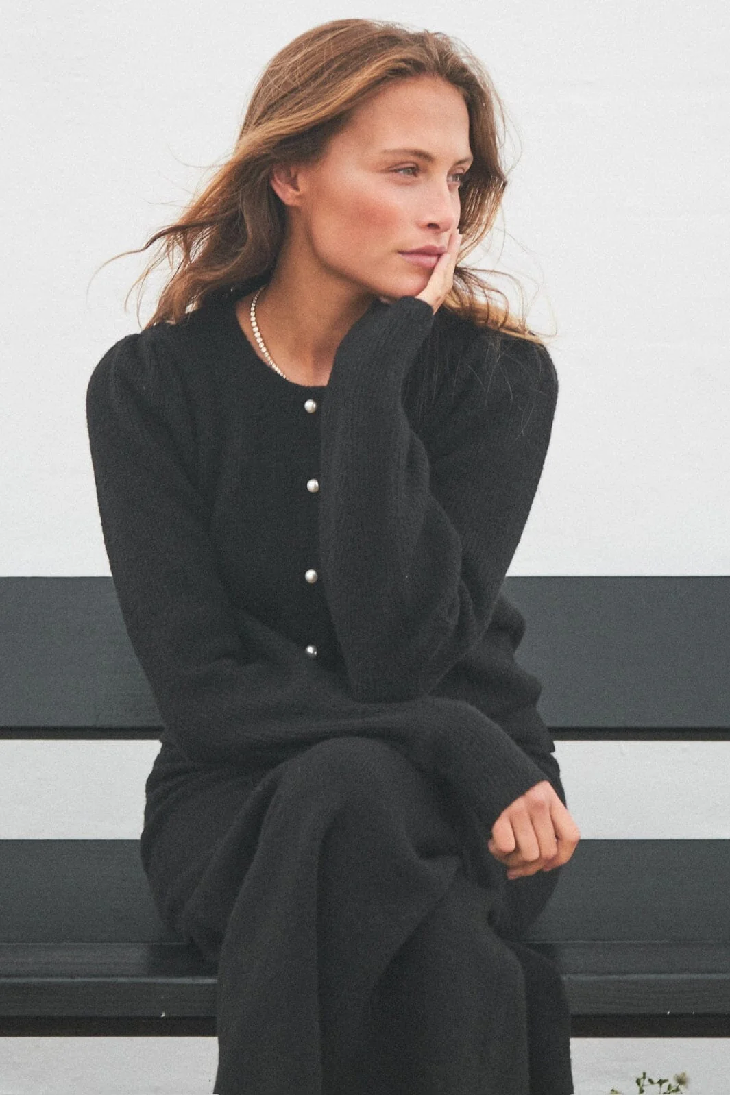 Neo Noir Ashanti Knit Skirt black
