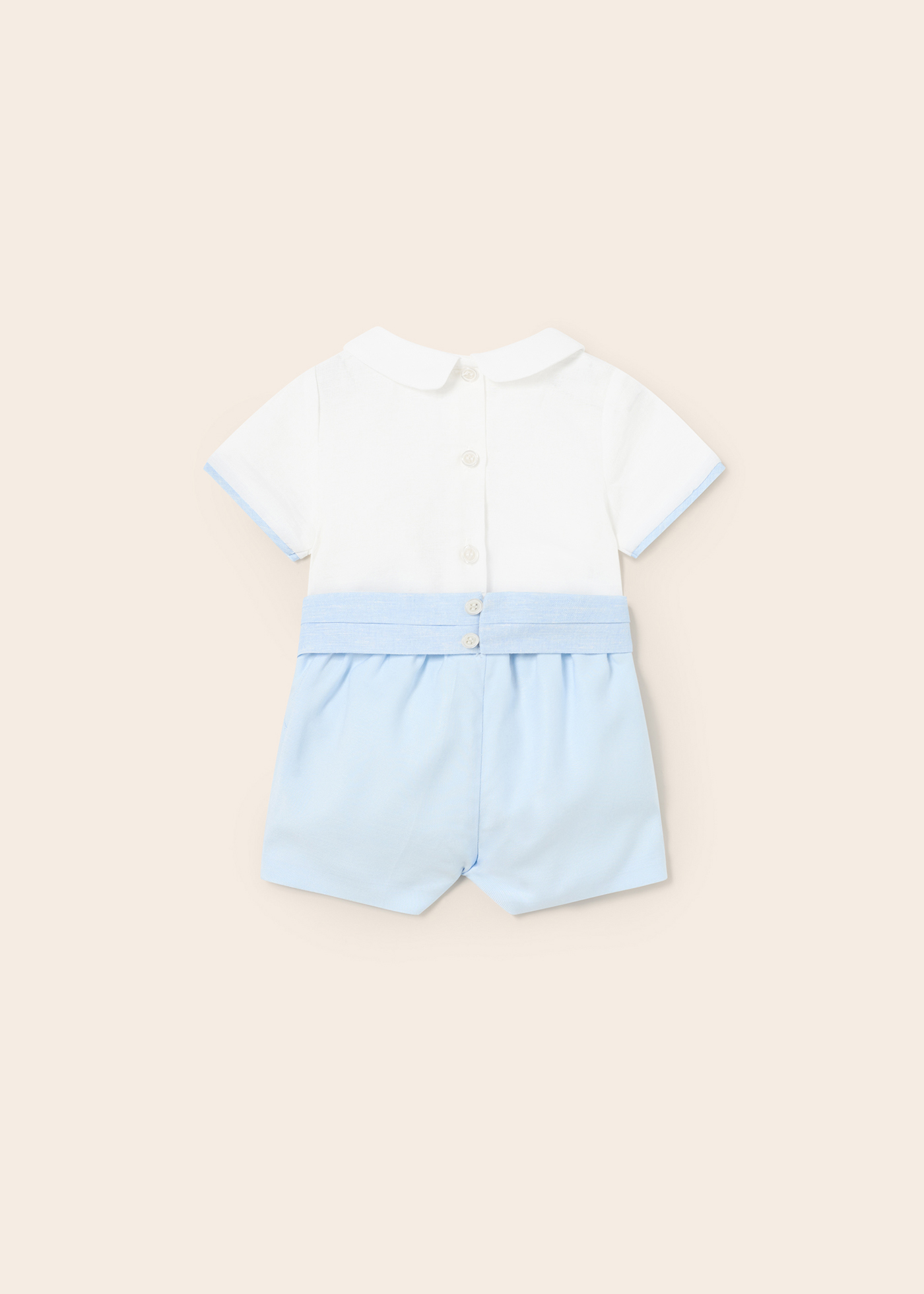 Conjunto de linho de 2 peças para recém-nascido