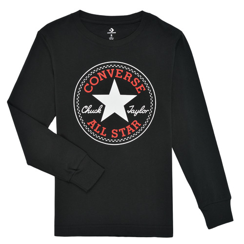 Converse - CHUCK PATCH LONG SLEEVE TEE - Noir