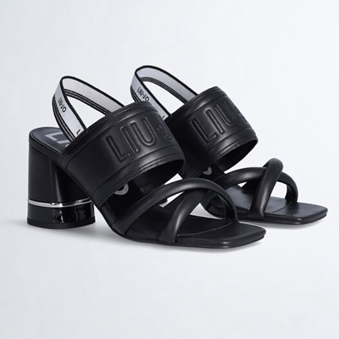 Liu-Jo Sandales Nice noires  - Talon 8 cm