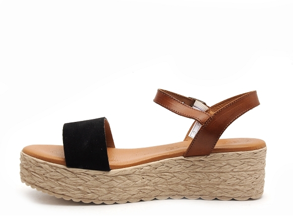 Eva frutos nu pieds talons femme 790 noir