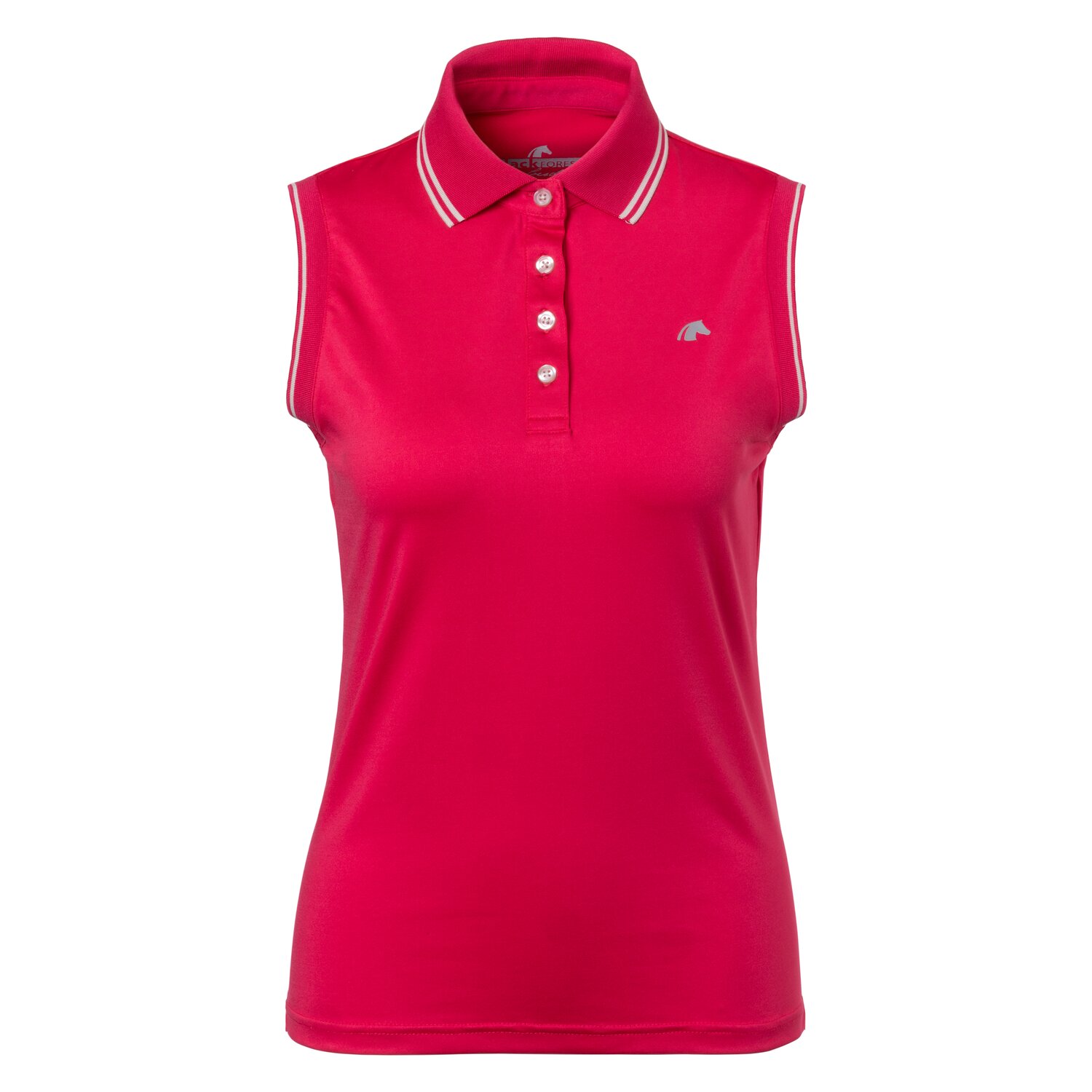 black forest Polo-Shirt Sleeveless  - red berry