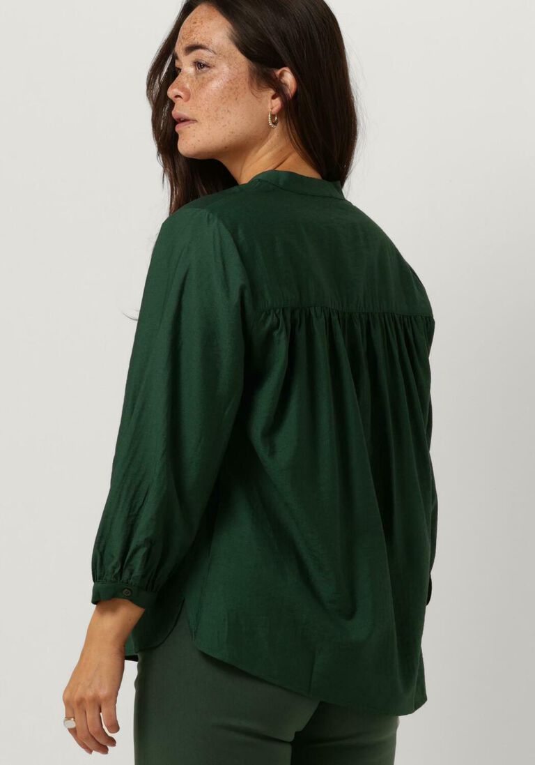 MINUS groene minus blouse arielle 3/4 sleeve blouse