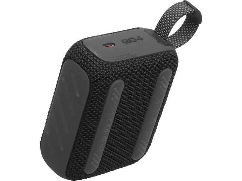 JBL Go 4 Schwarz Ultra-kompakter Bluetooth-Lautsprecher