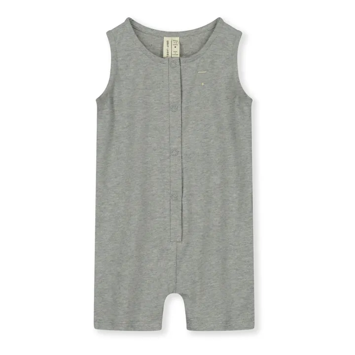 Gray Label Combishort Sans Manches Coton Bio | Gris