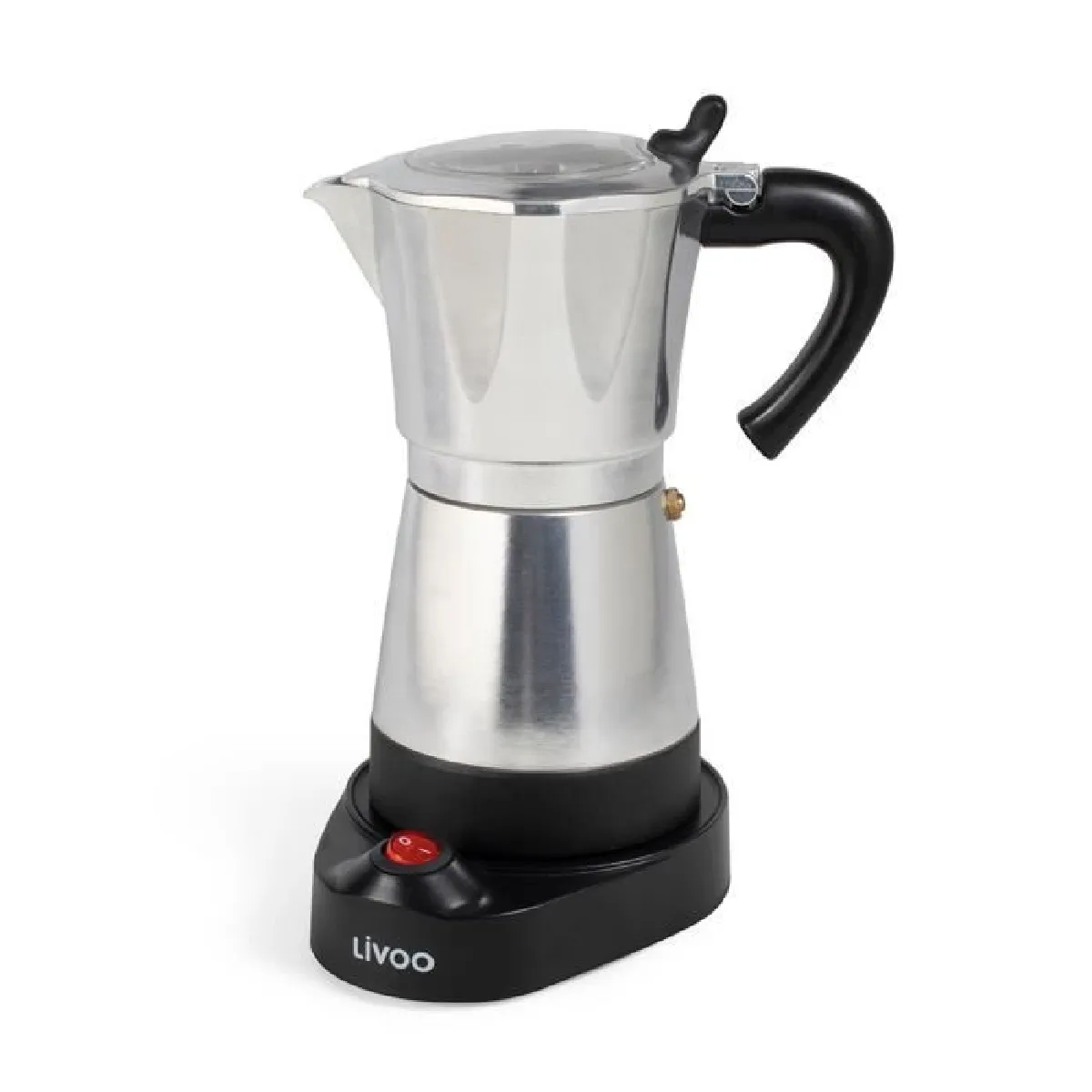 Livoo Cafetière italienne électrique - Grise