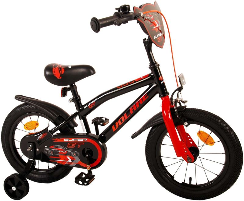 Volare - Super GT - Kinderfiets - Rood - Stalen Frame - 14 Inch