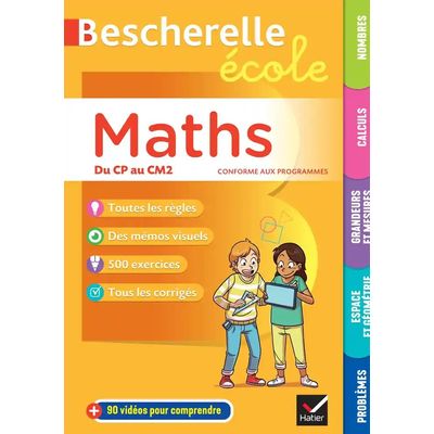 Bescherelle Ecole Maths du CP au CM2