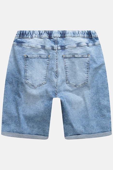 STHUGE Jeans-Bermuda FLEXLASTIC®, Denim, destroyed, bis 8 XL