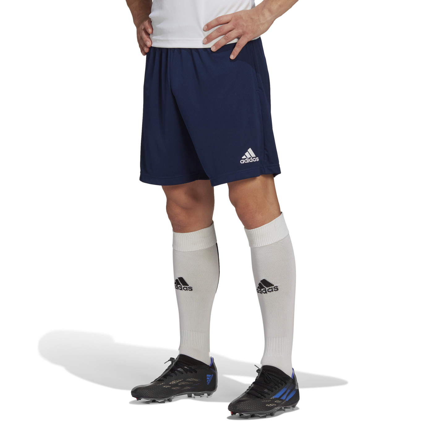 Adidas Entrada 22 Trainingsbroekje Donkerblauw Wit