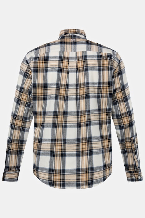 JAY-PI Trekking-Karohemd, Outdoor, Langarm, Buttondown-Kragen, Modern Fit