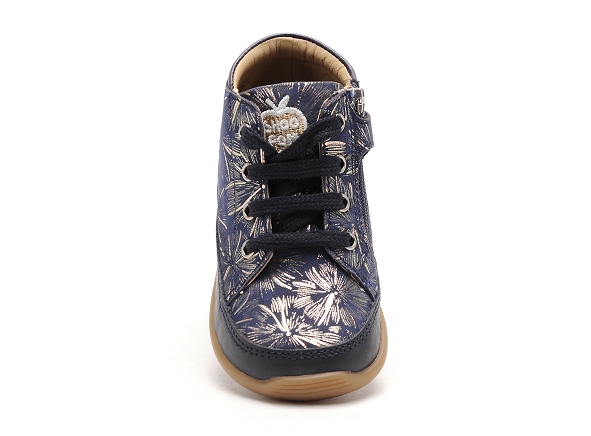 Shoo pom boots bottine bebe cupy zip lace palmgrove bleu