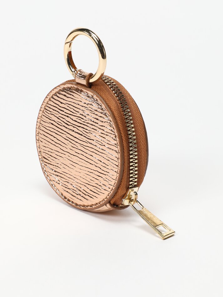 Porta-moedas redondo - Dourado