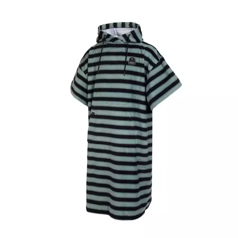 Poncho MYSTIC Velours AOP Grey/Blue