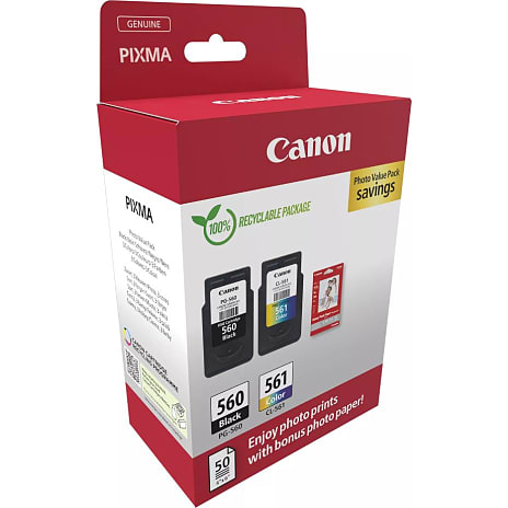 Canon PG-560/CL-561 blækpatroner - sort/farve