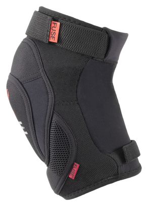 Paire de Genouillères Fuse Delta Noir/Rouge