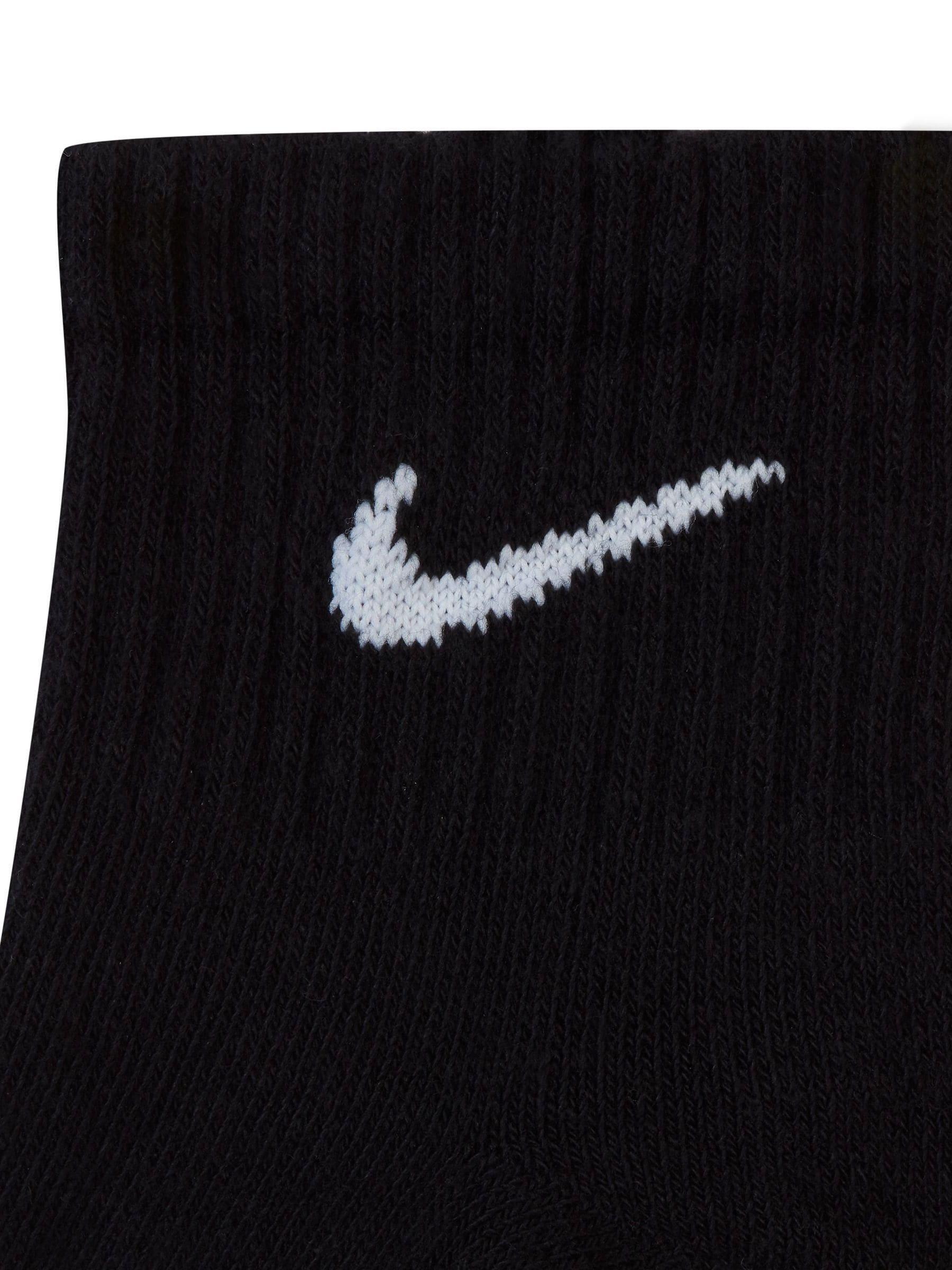 Zwart - Enkel - Nike Everyday set van 3 paar verzachte sokken met boord