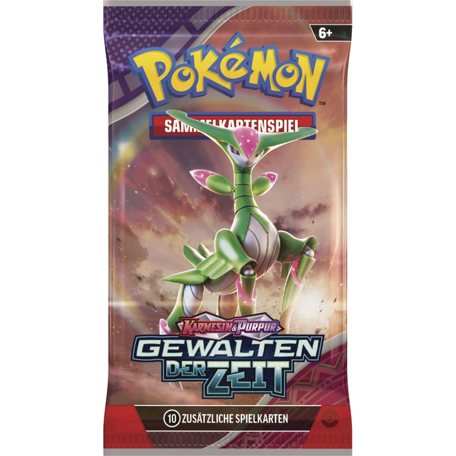Pokémon - Karmesin & Purpur - Gewalten der Zeit - Booster - 1 Stück