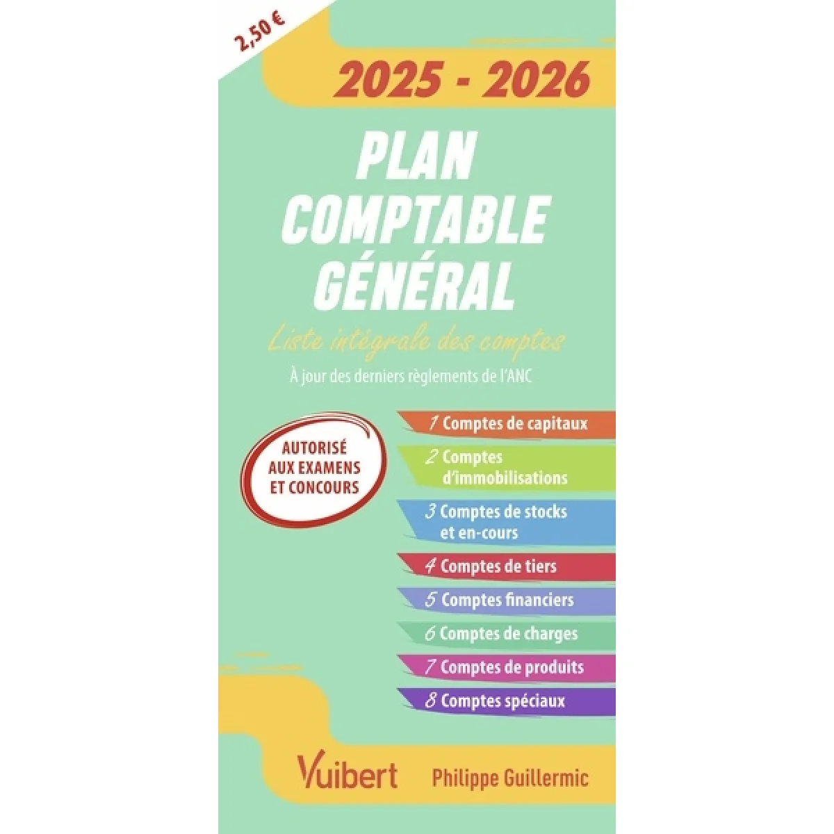 Plan comptable général 2025 : liste intégrale des comptes