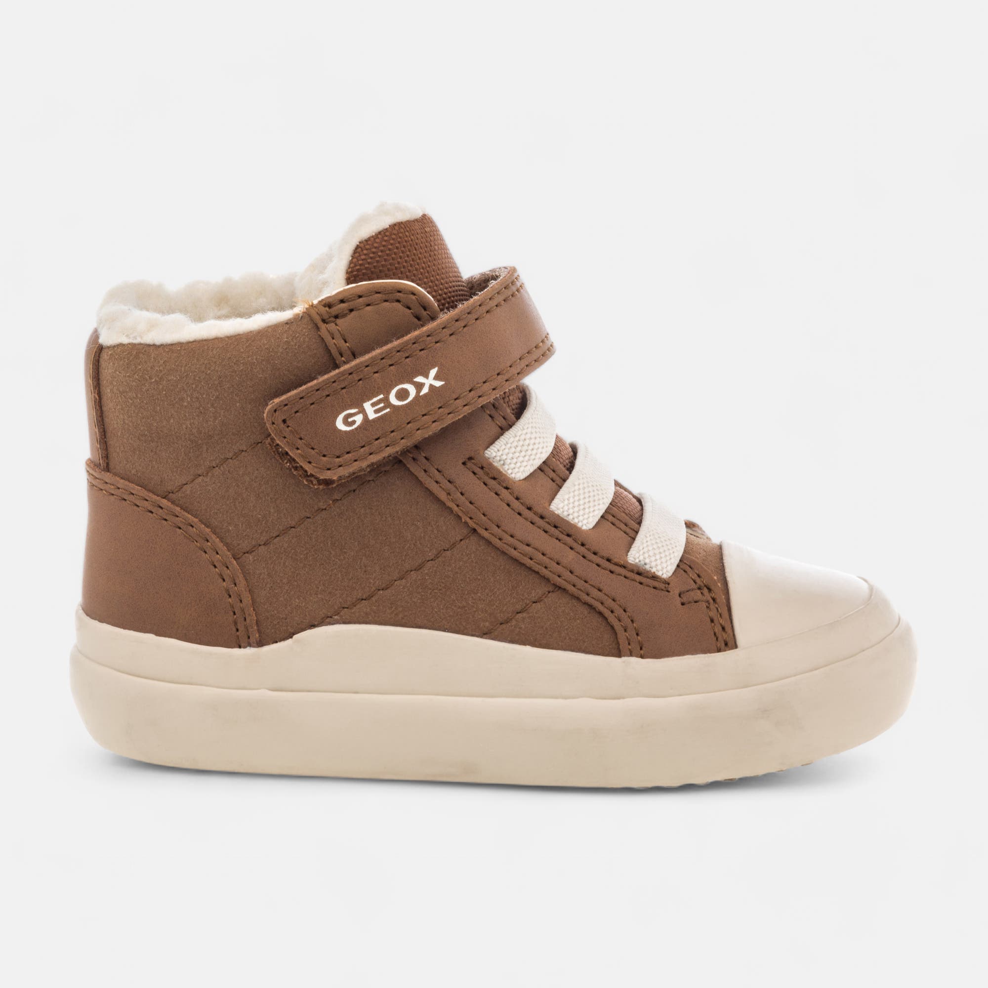 Baskets hautes Garçon cognac