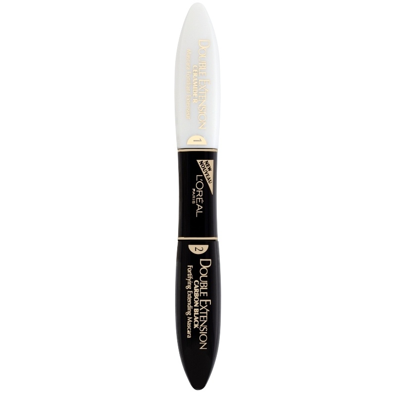L'Oréal Paris Cosmetics Double Extension Mascara 2 x 6 ml - Extra Black
