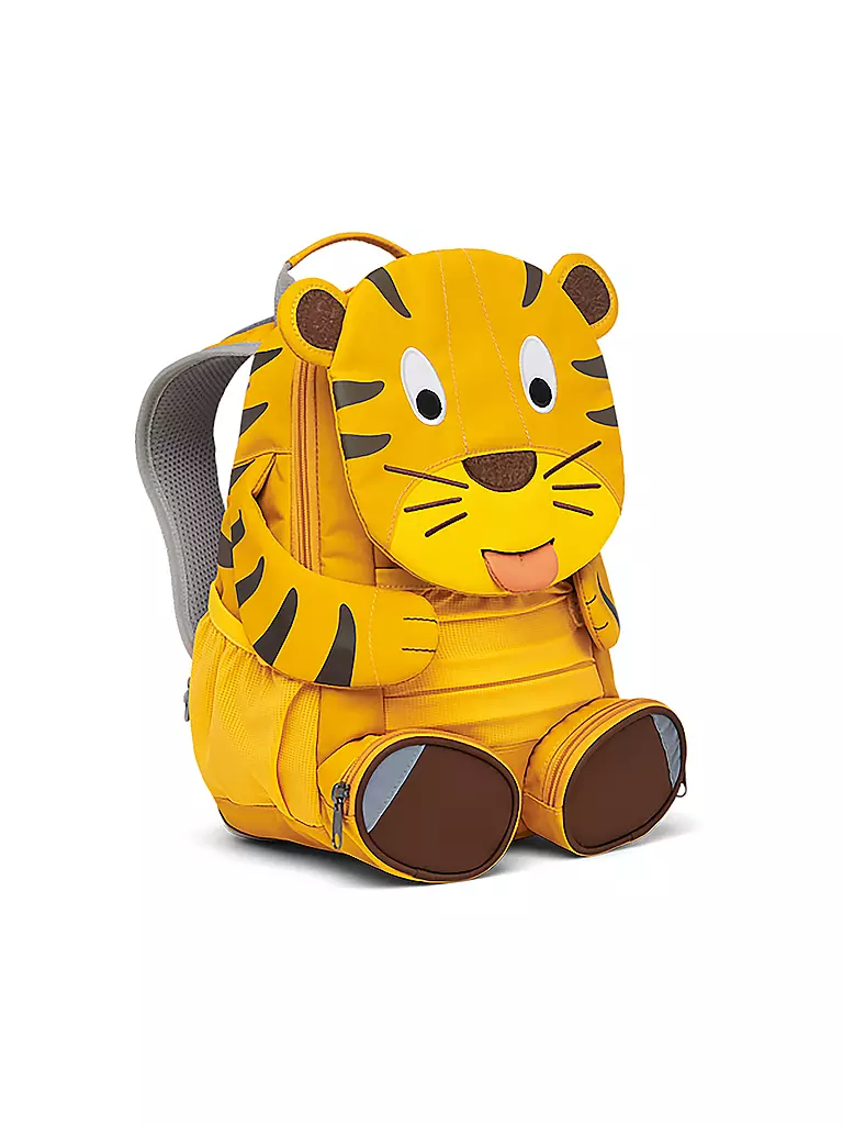 AFFENZAHN Kinder Rucksack Großer Freund - Tiger gelb