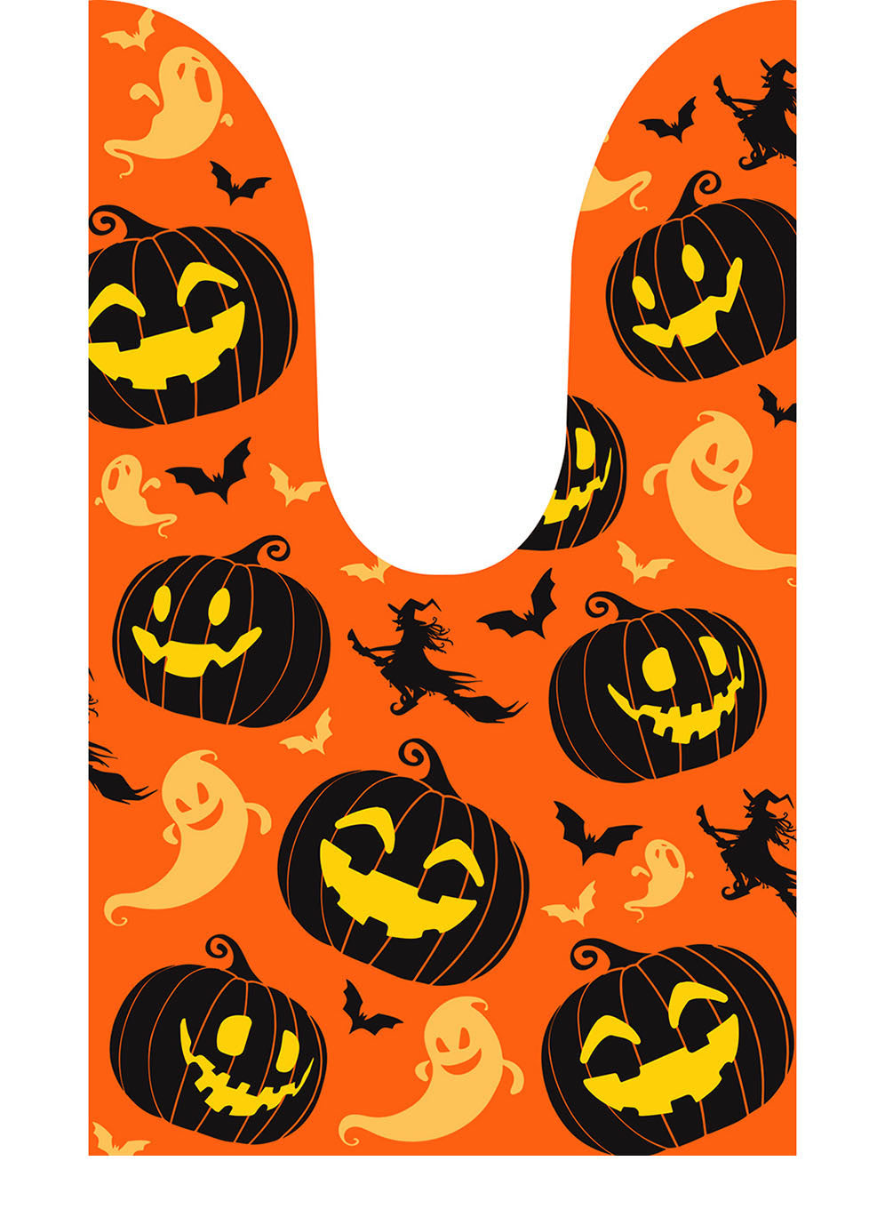 Halloween Uitdeelzakjes Pompoen 13,5cm
