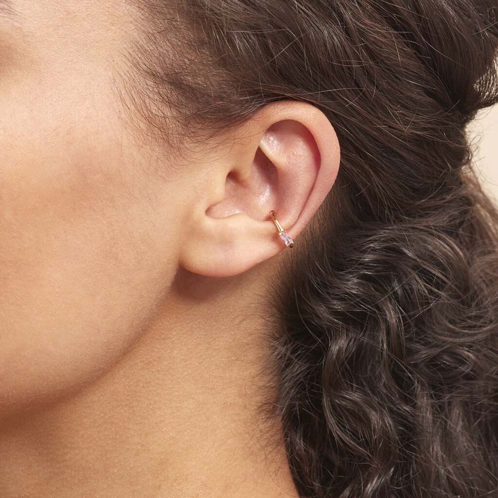 Bague D'oreille Unitaire Grishilde Plaqué Or Oxyde De Zirconium