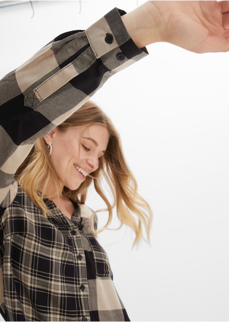 Chemisier en mélange de tons en viscose