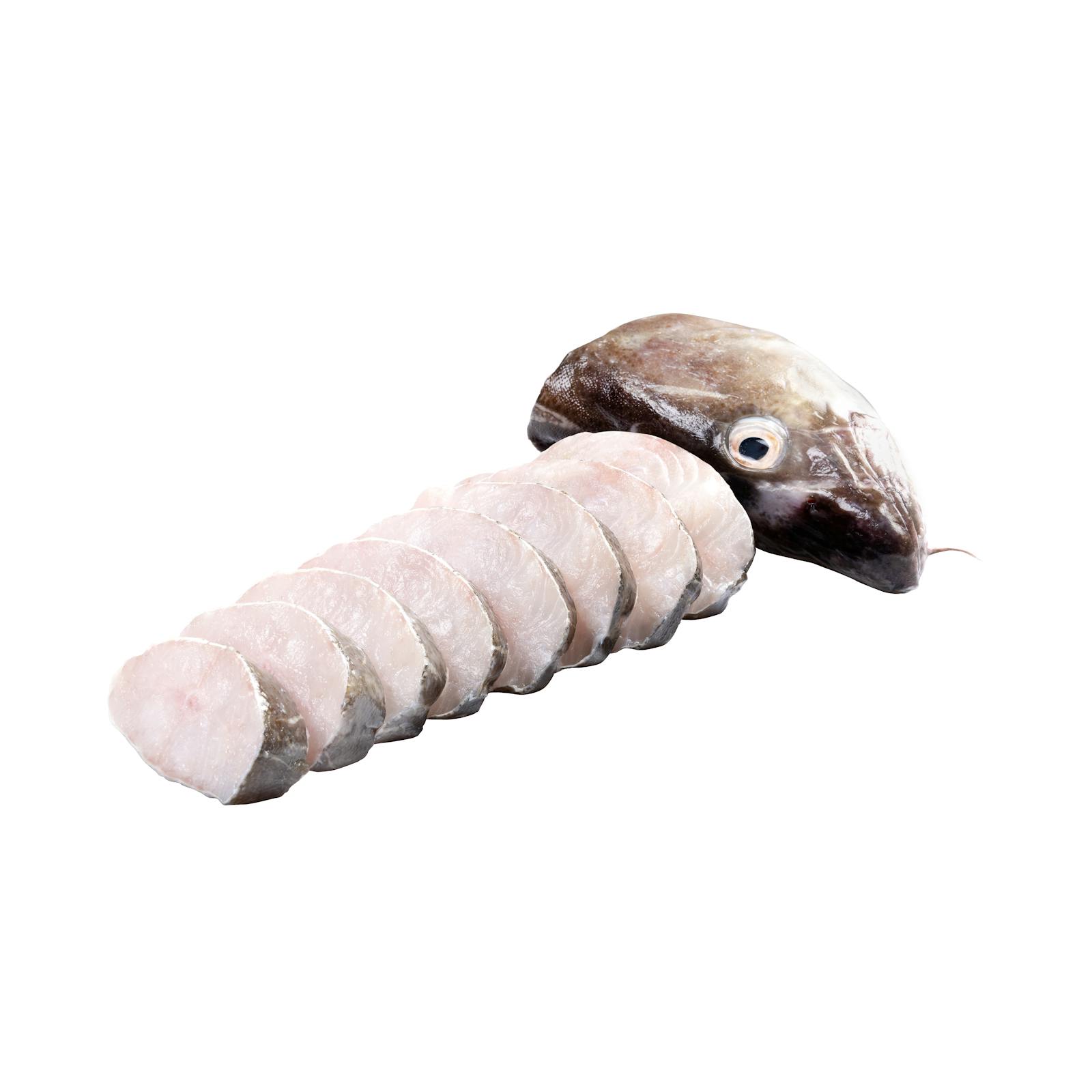 Morceaux de cabillaud en tranches