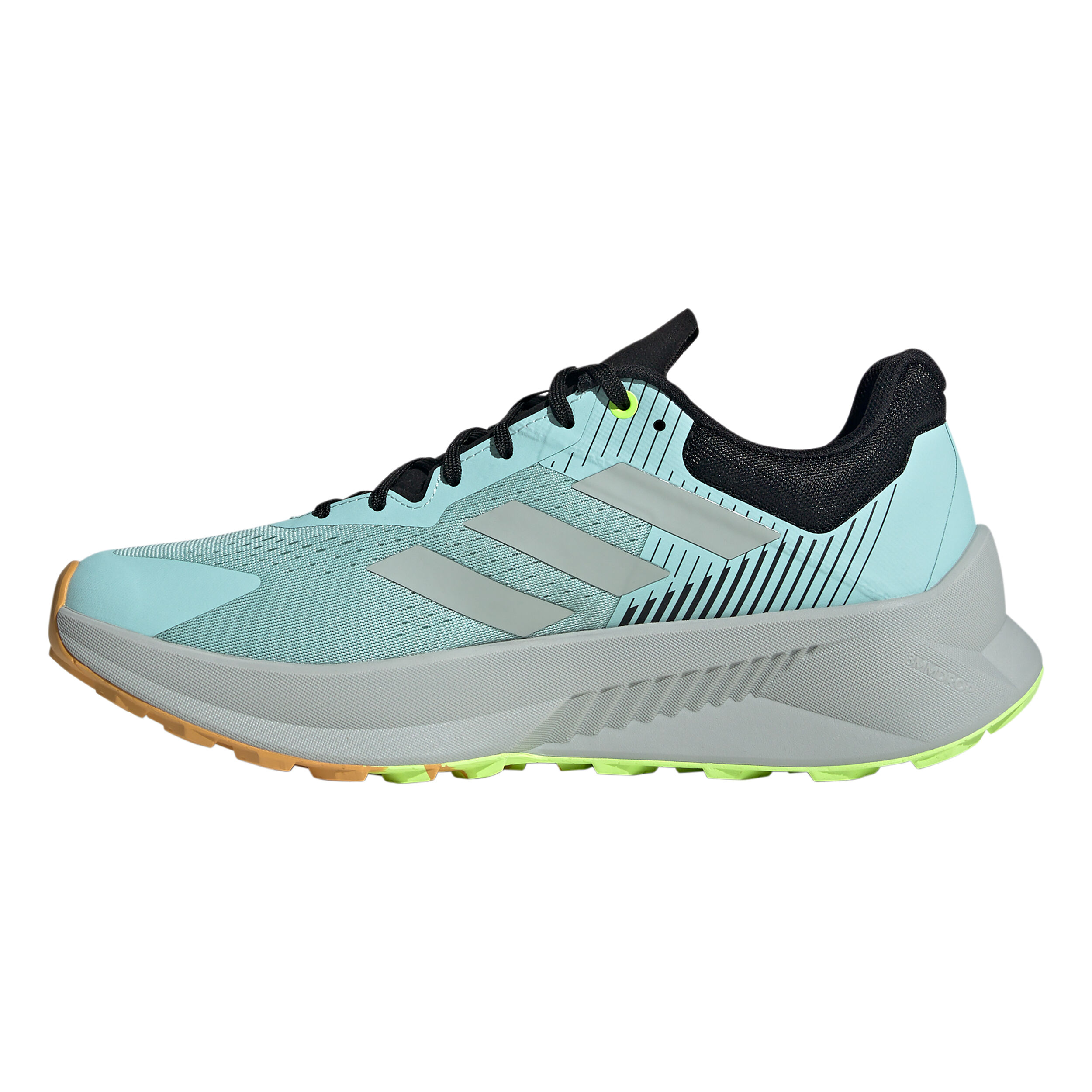 adidas Terrex Soulstride Flow Chaussure Trail Hommes - Gris , Jaune Lemon