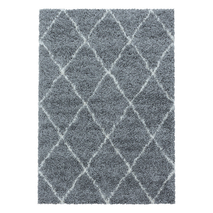 Berber vloerkleed - Agadir Lines Grijs/Creme | Warm
