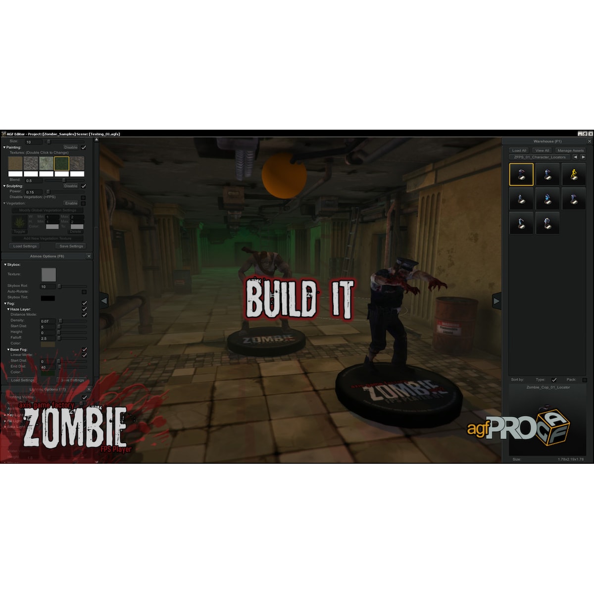 Axis Game Factory s AGFPRO Zombie FPS Player DLC - PC Windows,Mac OSX,
